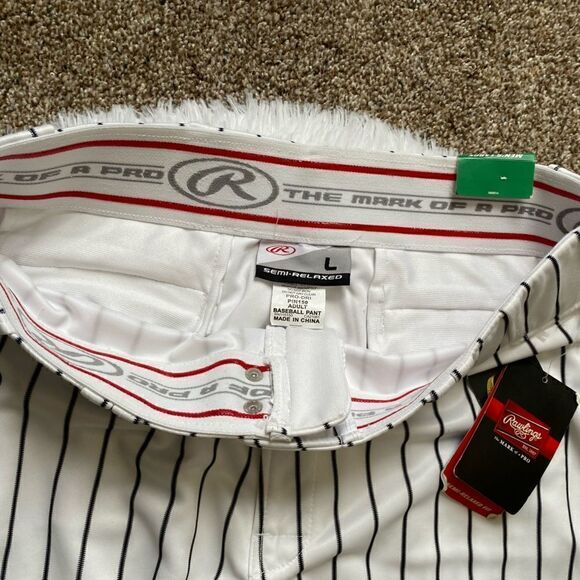 Rawlings Baseball Pants Semi Relaxed Fit Mens Size Large NEW Stain Release - Picture 8 of 13